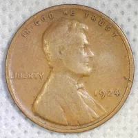 1924 Lincoln Wheat Cent