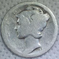 1920 Mercury Dime