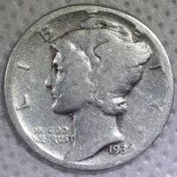 1934-D Mercury Dime