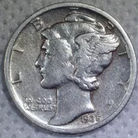 1935-S Mercury Dime