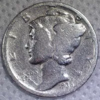 1936 Mercury Dime