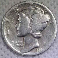 1937 Mercury Dime