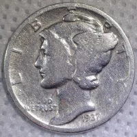 1937 Mercury Dime