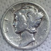 1938 Mercury Dime