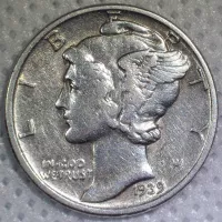 1939 Mercury Dime