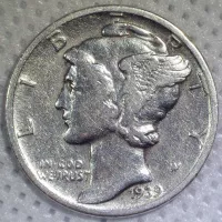 1939 Mercury Dime