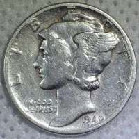 1940 Mercury Dime