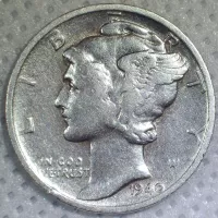 1940-S Mercury Dime
