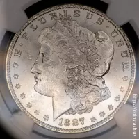 1887 Morgan Dollar