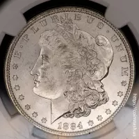 1884 Morgan Dollar