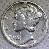 1941 Mercury Dime