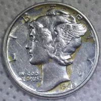 1942 Mercury Dime