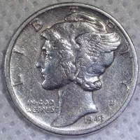 1943 Mercury Dime