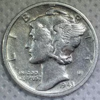 1943-S Mercury Dime
