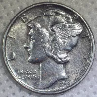 1944 Mercury Dime