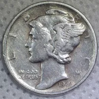 1944-S Mercury Dime