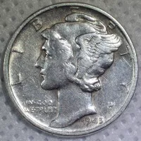 1945 Mercury Dime