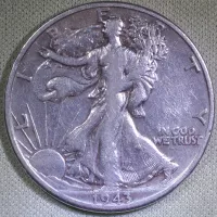 1943-D Walking Liberty Half Dollar