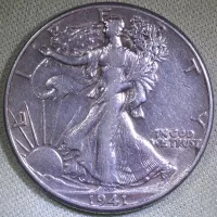 1941 Walking Liberty Half Dollar