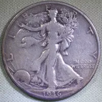 1936 Walking Liberty Half Dollar