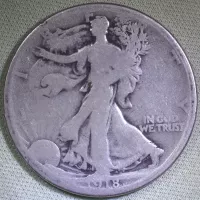 1918-S Walking Liberty Half Dollar