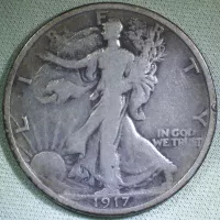 1917 Walking Liberty Half Dollar