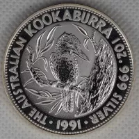 1991 Silver Kookaburra