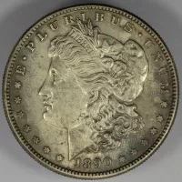 1890 CC MORGAN SILVER DOLLAR