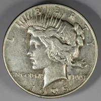 1935 Peace Silver Dollar