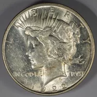 1922 D Silver Peace Dollar