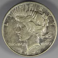 1922 D Silver Peace Dollar
