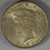 1924 Silver Peace Dollar