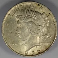 1922 Silver Peace Dollar