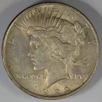 1922 Silver Peace Dollar