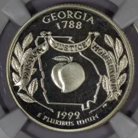 1999 S Washington Quarter - Georgia - Silver Proof