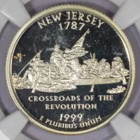 1999 S Washington Quarter - New Jersey - Silver Proof