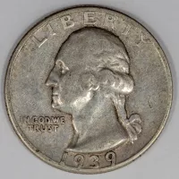 1939-S Washington Quarter