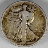1927-S Walking Liberty Half