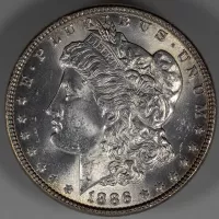 1886 Morgan Silver Dollar