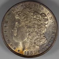 1881-O Morgan Silver Dollar