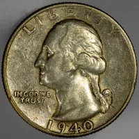 1940-D Washington Quarter