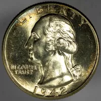 1942 Washington Quarter