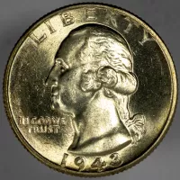 1943 Washington Quarter
