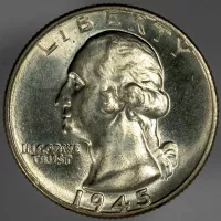 1945 Washington Quarter