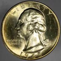 1945-S Washington Quarter