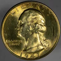 1947-D Washington Quarter