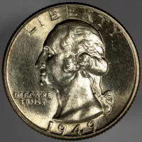 1949 Washington Quarter