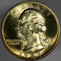 1949-D Washington Quarter