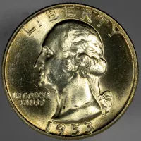 1953-D Washington Quarter