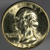 1954-S Washington Quarter